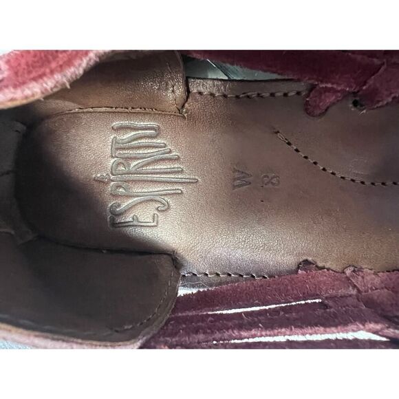 Espiritu Malbec Classics Suede - Women MSRP $150 Size 8 - Picture 10 of 11